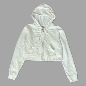 HOLLISTER Cropped Zip Up Hoodie
